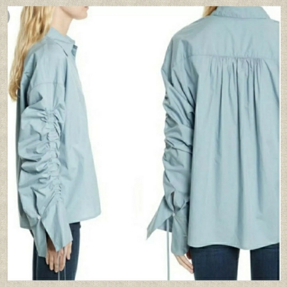 Free People Poplin Shirt - EUC - Picture 4 of 6